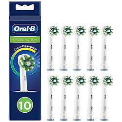 Oral-B Lot de 10 Brossettes Cross Action CleanMaximizer