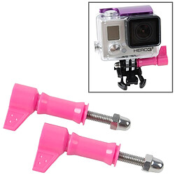 Wewoo Pour GoPro HERO4 / 3 rose + / 43134 2 PCS HR213 vis de serrage en forme de L 