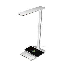 Universal Nouvelle lampe de table LED multifonctionnelle pliable 4 couleurs lampe de livre de température téléphone portable sans fil recharge intelligente sortie USB (blanc)