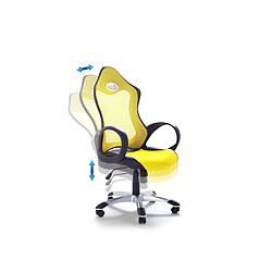 Acheter Beliani Chaise de bureau Jaune iCHAIR