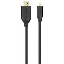 Belkin HDMI - Micro HDMI, 3m câble HDMI HDMI Type A (Standard) HDMI Type D (Micro) Noir