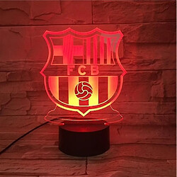 Universal Lampe de table LED d'ambiance lumineuse d'animation 3D USB FC Barcelone.