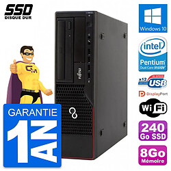 PC Fujitsu Esprimo E910 DT Intel G630 RAM 8Go SSD 240Go Windows 10 Wifi - Occasion