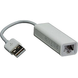 CABLING Adaptateur USB 2.0 vers RJ45 Fast Ethernet - Blanc