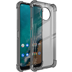 Coque en TPU IMAK airbags d'angle, flexible, transparent noir pour votre Nokia G50 5G