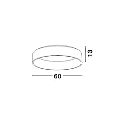 NOVA LUCE Plafonnier RANDO Noir LED 42 W