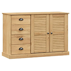 Maison Chic Buffet commode,console avec tiroirs pour rangement VIGO 113x40x75 cm bois massif de pin -MN63404