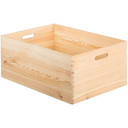 Astigarraga Caisse en bois de rangement 60 x 40 x 23 cm.