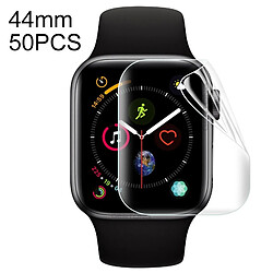 Wewoo 50 PCS Pour Apple Watch Series 5 & 4 Protecteur Avant Pochette Film Hydrogel Doux 44mm 