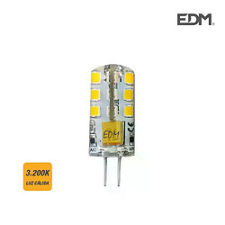 Edm Ampoule LED G4 2W équivalent à 20W - Blanc Chaud 3200K