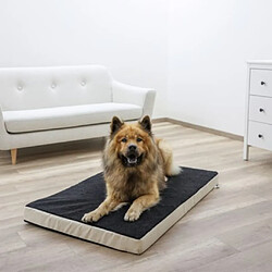 Kerbl Matelas en mousse pour chiens 100 x 60 cm Beige et Gris 80327