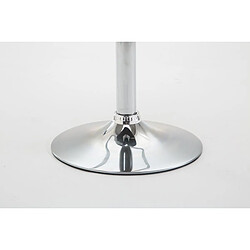 Non Tabouret de bar Shanghai tissu chrome pas cher