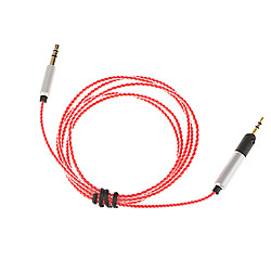 Câble de mise à niveau de 1,2 m pour audio technica ath m50x m40x m70x casque rouge pas cher