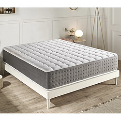 Materassi&Doghe Matelas à mémoire de forme - Haut 30 cm - 11 zones de confort -Mémoire de 5 cm - Orthopédie - 140x190