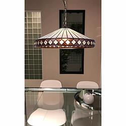 Suspension Viro Ilumina Blanc Fer 60 W 45 x 125 x 45 cm