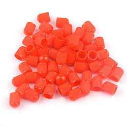 Acheter 100x en plastique de voiture vélo moto camion roue valve de pneu tige casquettes rouge chaud