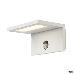 Applique extérieure SLV ANGOLUX SENSOR, blanc, LED, 9,8W, 3000K, IP44, détecteur de mouvements