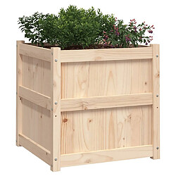 Acheter Maison Chic Jardinière,Bac à fleurs - pot de fleur d'extérieur 60x60x60 cm bois de pin massif -GKD53727