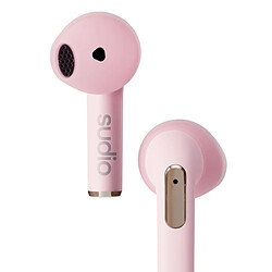 Ecouteurs intra auriculaires sans fil Bluetooth Sudio N2 Rose