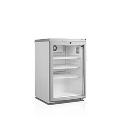 Armoire à Boissons Réfrigérée Vitrée Blanche BC85 w/Fan - TEFCOLD