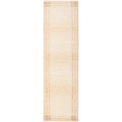 Vidal Tapis de couloir en laine 290x81 beige Darya