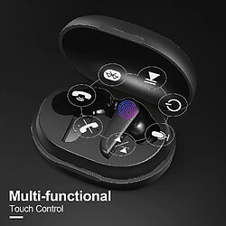 Universal Bouchons d'oreilles sans fil authentiques A20, casque Bluetooth 5.0 dans l'oreille avec boîtier de recharge, stéréo