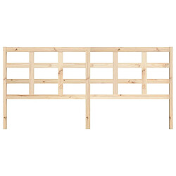 Avis Maison Chic Tête de lit scandinave pour lit adulte,Meuble de chambre 205,5x4x100 cm Bois massif de pin -MN97692