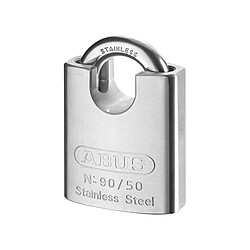 Cadenas ABUS FRANCE - 90/50 tout inox double verrouillage - 33635