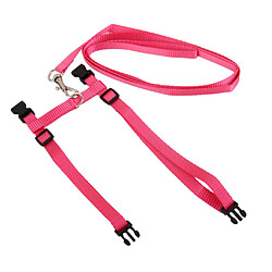 Réglable Chat Nylon De Ceinture Laisse Collier Harnais De Sécurité Sangle Corde Rose pas cher