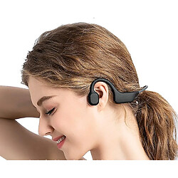 Avis Universal Casque Bluetooth à conduction osseuse, bouchon d'oreille sans fil, casque Bluetooth intelligent, mouvement (noir)