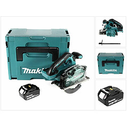 Makita DCS 553 T1J Scie circulaire à main 18V 150 mm Brushless + 1x Batterie 5,0Ah + Coffret Makpac - sans chargeur