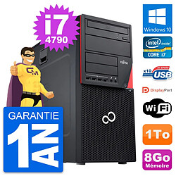 PC Tour Fujitsu Esprimo P720 Intel i7-4790 RAM 8Go Disque 1To Windows 10 Wifi - Occasion