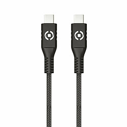 Câble USB-C Celly PL2MUSBCUSBC 2 m Noir 