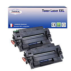 T3Azur 2 Toners compatibles avec HP LaserJet M3027, M3027MFP, M3035, M3035MFP 2 Toners compatibles avec HP LaserJet M3027, M3027MFP, M3035, M3035MFP remplace HP Q7551A (51A) Noir - 6 500p