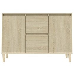 Acheter vidaXL Buffet chêne sonoma 101x35x70 cm bois d'ingénierie