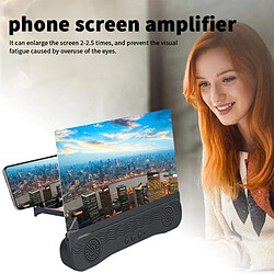 Universal Amplificateur 3D HD Sn avec haut-parleur Bluetooth Amplificateur d'écran réglable pour films, vidéos, jeux