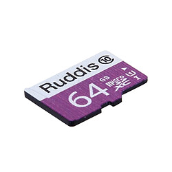 Acheter Wewoo Carte mémoire Ruddis 64 Go haute vitesse classe 10 TF / Micro SDXC UHS-1 U1