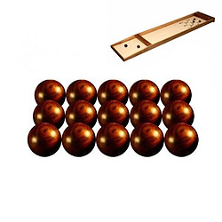 Set de 15 boules - Palissandre - Billard Japonais