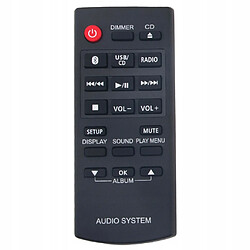 Avis GUPBOO Télécommande Universelle de Rechange Pour Panasonic SC-HC19 SC-HC29BD SC-HC295 SC-HC395 S