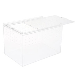 réservoir de reptiles Boîte pour terrarium en acrylique transparent Boîte pour élevage de tortues-lézards amphibiens et reptiles L