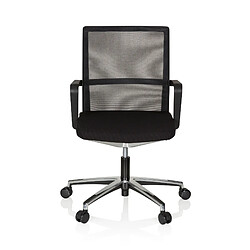 Chaise de bureau / Chaise pivotante MOVE-TEC NET 3D tissu maille noir / noir hjh OFFICE