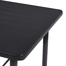 Acheter vidaXL Table de bar Noir 120x60x110 cm MDF