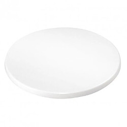 Materiel Chr Pro Plateau de Table Rond Blanc Bolero 800 mm - Blanc 800(Ø)mm 