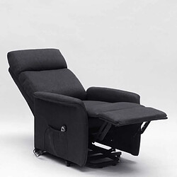 Acheter LE ROI DU RELAX Fauteuil relax électrique 2 moteurs système lève-personnes pour seniors Giorgia+, Couleur: Noir