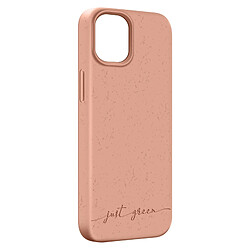 Coque iPhone 13 Recyclable Just Green Rose Gold