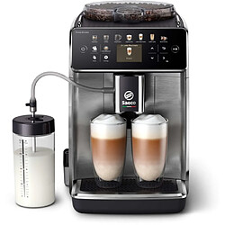 Philips GranAroma Machine Expresso 1.2L 1500W 230V Réutilisable Automatique 2 Tasses Céramique Acier Inoxydable Noir