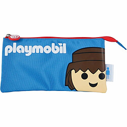 Avis Playmobil® Trousse Fourre-Tout Triple Playmobil CORE DOHE 51660 Bleu