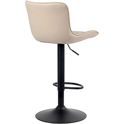 Non Tabouret de bar Linus simili cuir pas cher