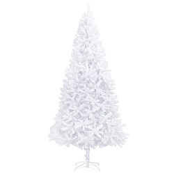 vidaXL Sapin de Noël artificiel 300 cm Blanc