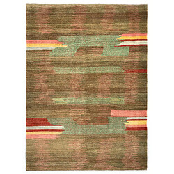 Vidal Tapis de laine 243x178 vert Juma 